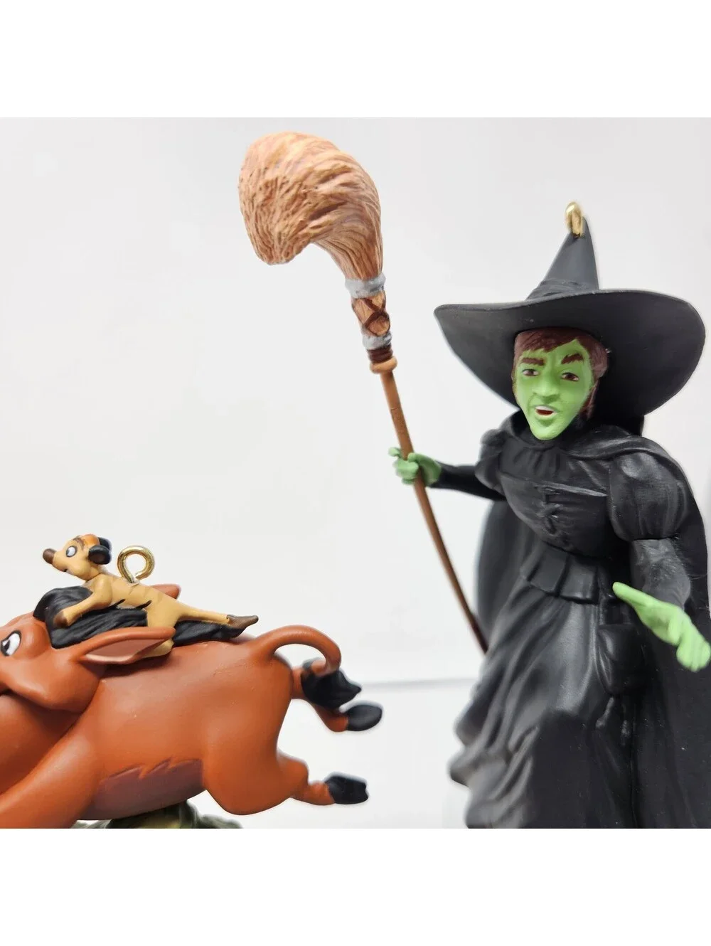 Lot Of 3 New Hallmark Keepsake Ornaments Pocahontas Lion King Wizard Of Oz NIB